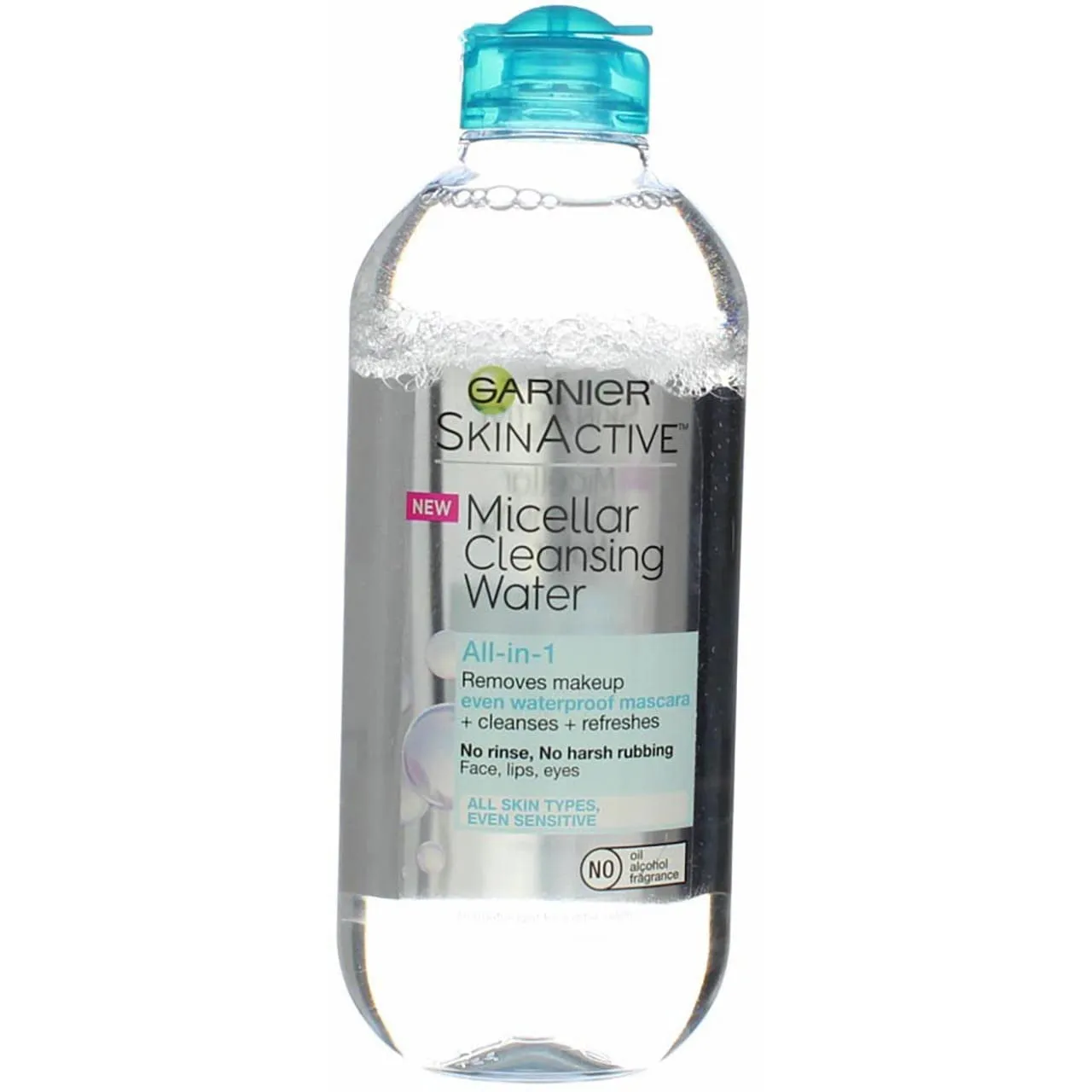 Micellar Water for Waterproof Makeup, Hydrating Facial Cleanser & Makeup Remover, Suitable for Sensitive Skin, Vegan, Cruelty Free, 13.5 Fl Oz (400Ml), 1 Count