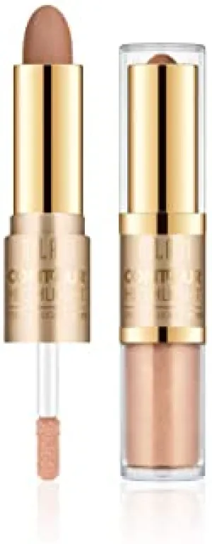 Milani Contour & Highlight Cream & Liquid Duo ~ Natural/Medium 03