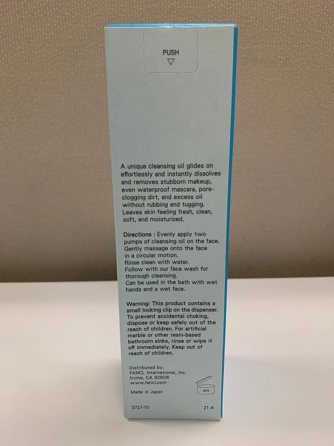 Mild Cleansing Oil, Japanese Facial Cleansing Oil, Makeup Remover, 100% Preservative Free, Clean Skincare for Sensitive Skin [US Package]