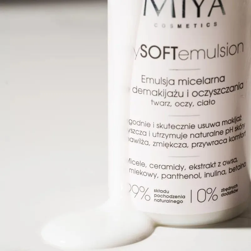 MIYA Cosmetics mySOFTemulsion Micellar emulsion for makeup removal and cleansing 140ml
