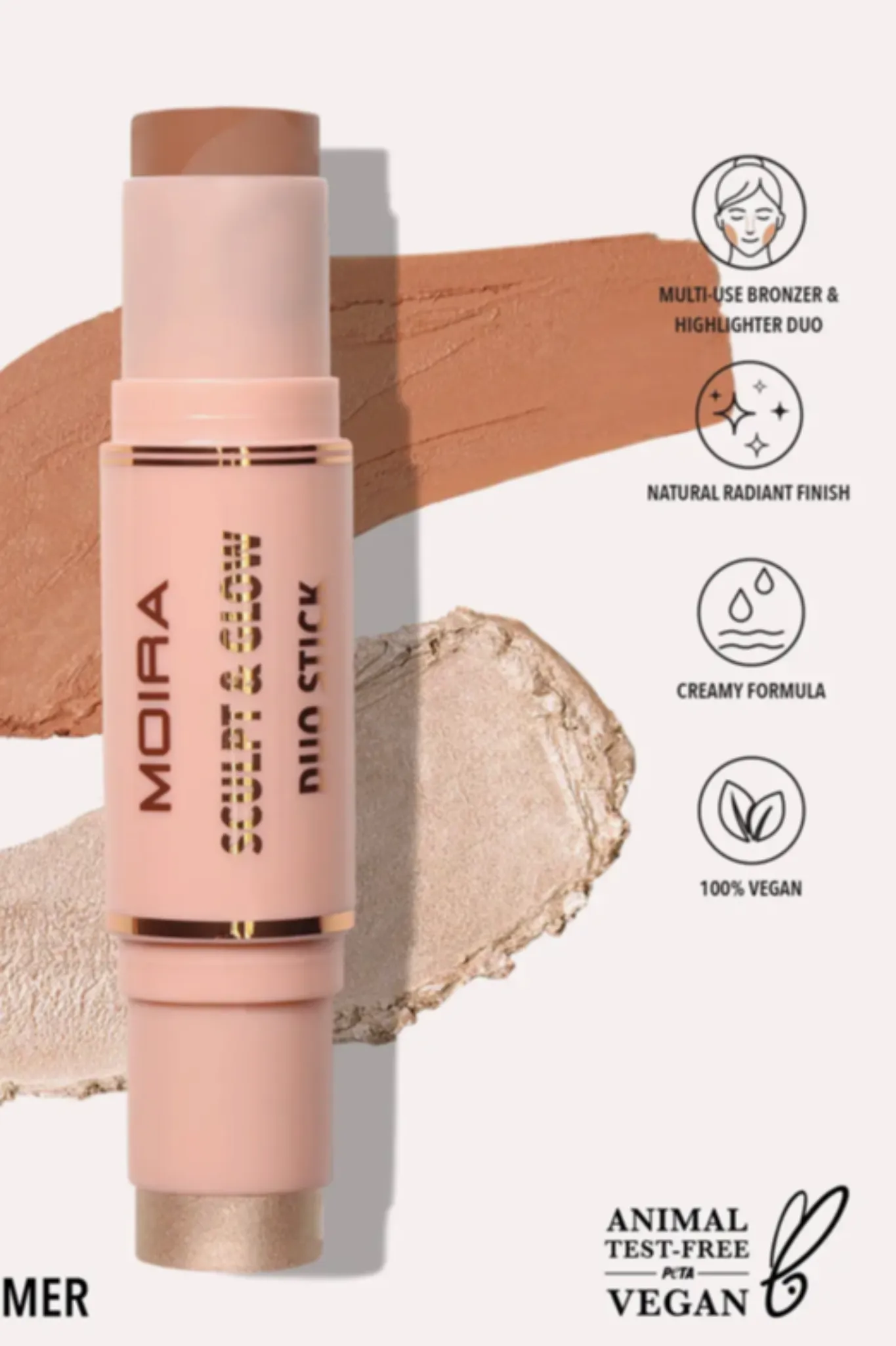 MOIRA Sculpt & Glo Duo Stick, VARIOUS