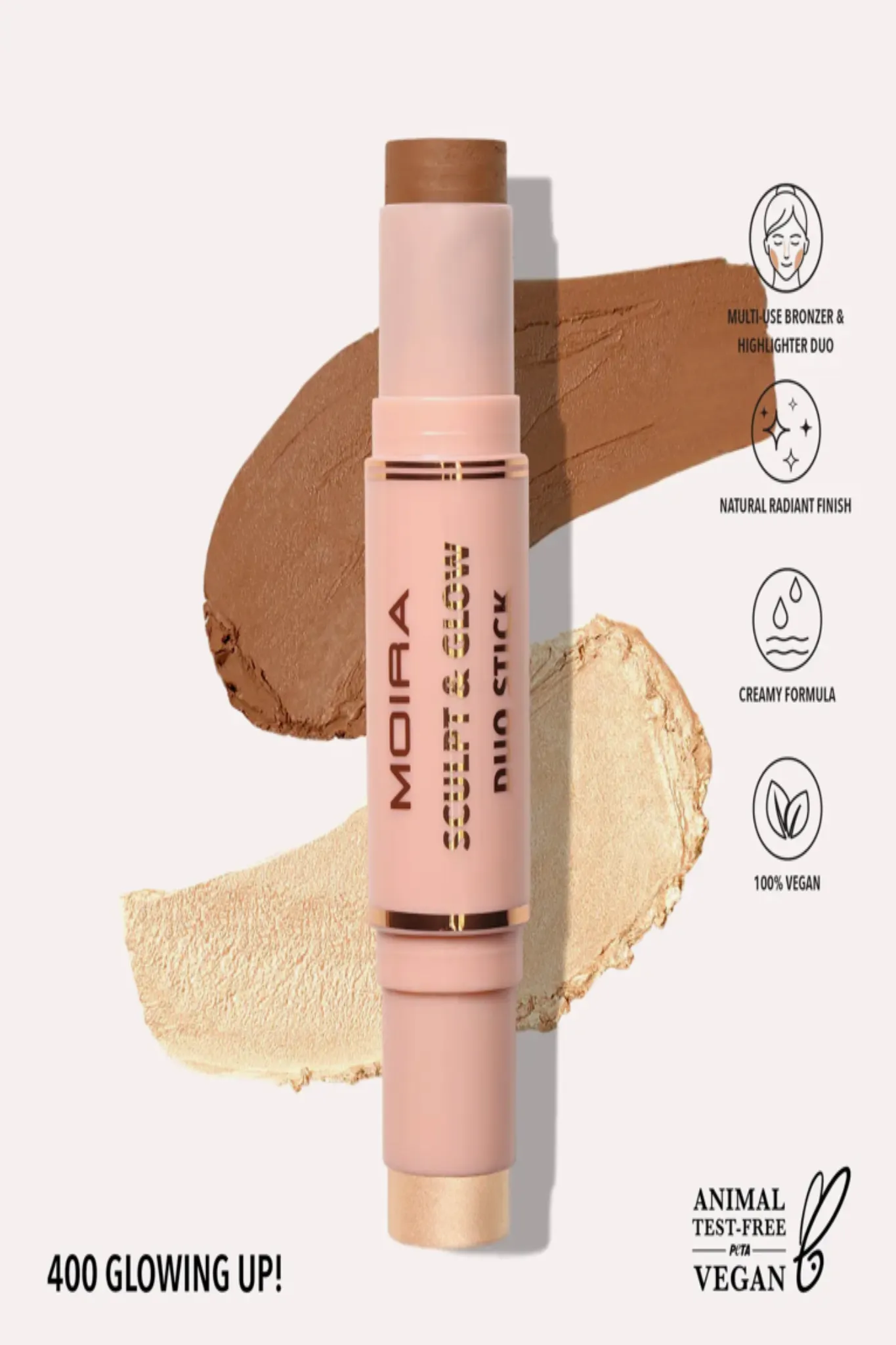 MOIRA Sculpt & Glo Duo Stick, VARIOUS