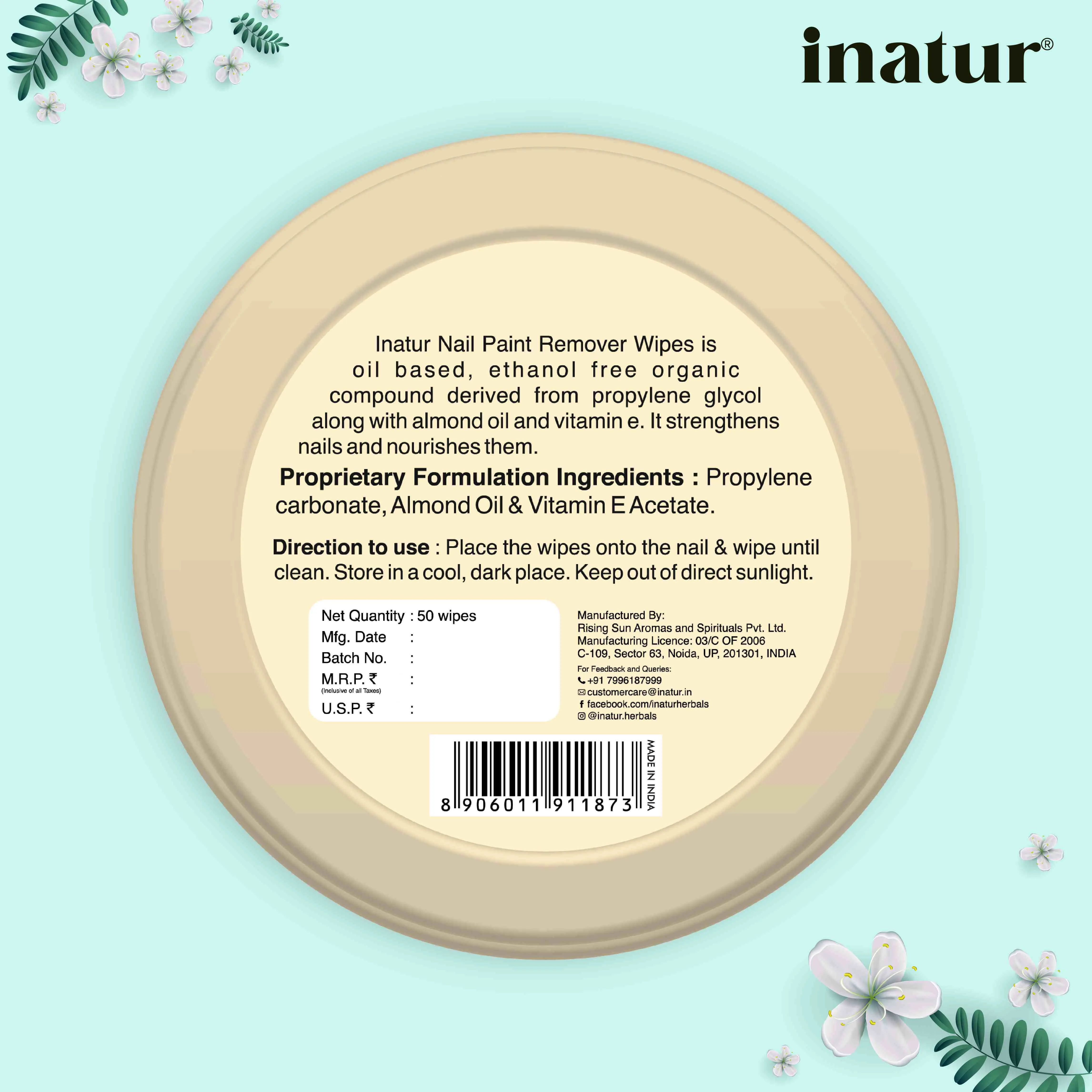 Nail Paint Remover Wipes