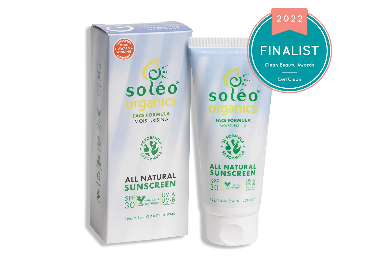 Natural Face Moisturising Sunscreen