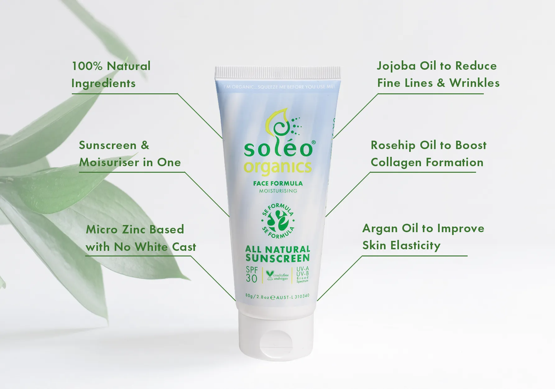 Natural Face Moisturising Sunscreen