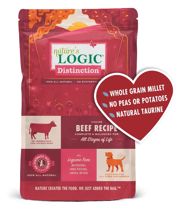 Nature's Logic Distinction Beef Dry Kibble Dog Food