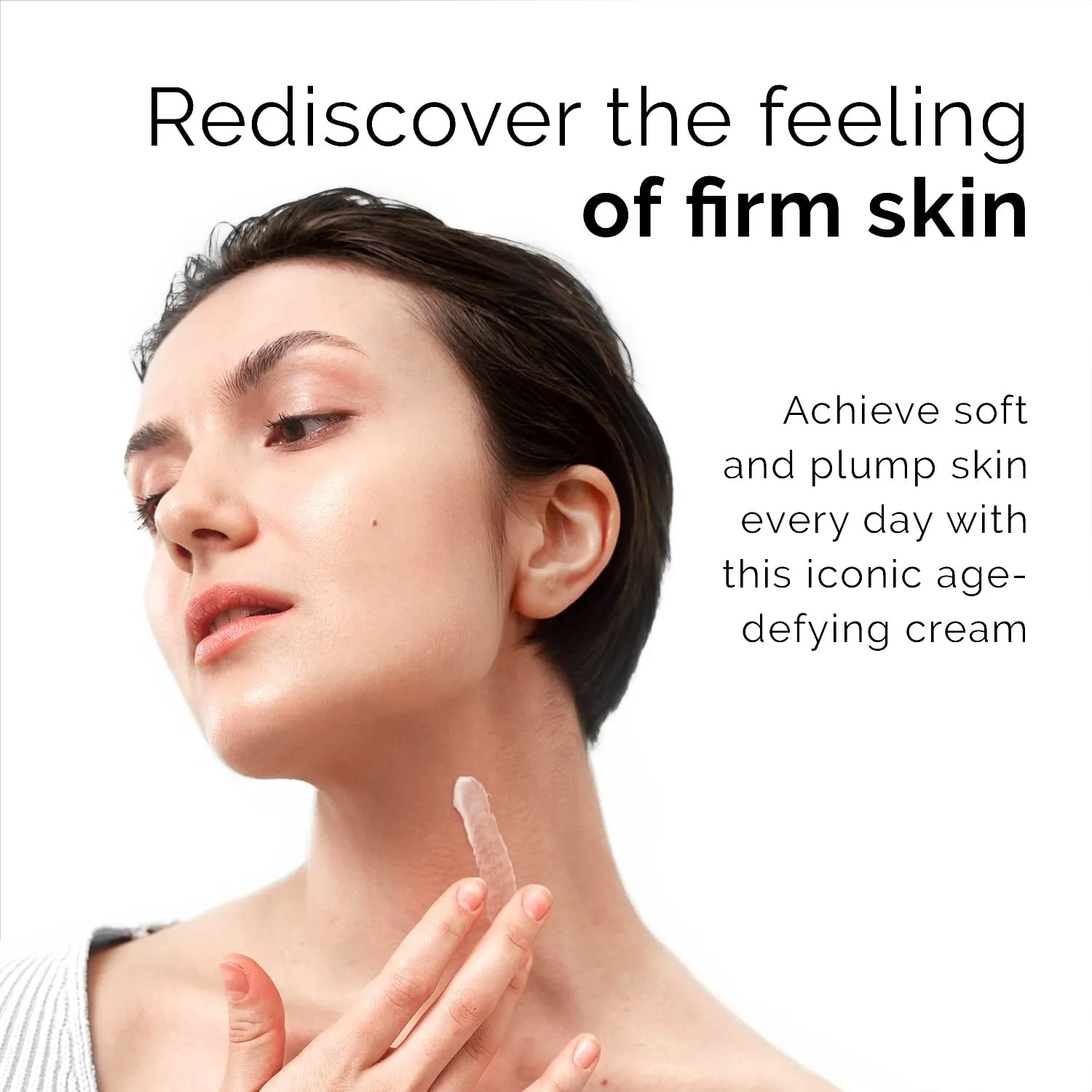 Neck Firming Cream - Natural Anti-Aging Facial Moisturizer with Retinol Collagen & Hyaluronic Acid - Day & Night Anti-Wrinkle Cream - Firming, Hydrating Face Cream