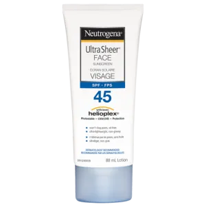 Neutrogena Ultra Sheer Face Sunscreen SPF45 88ml