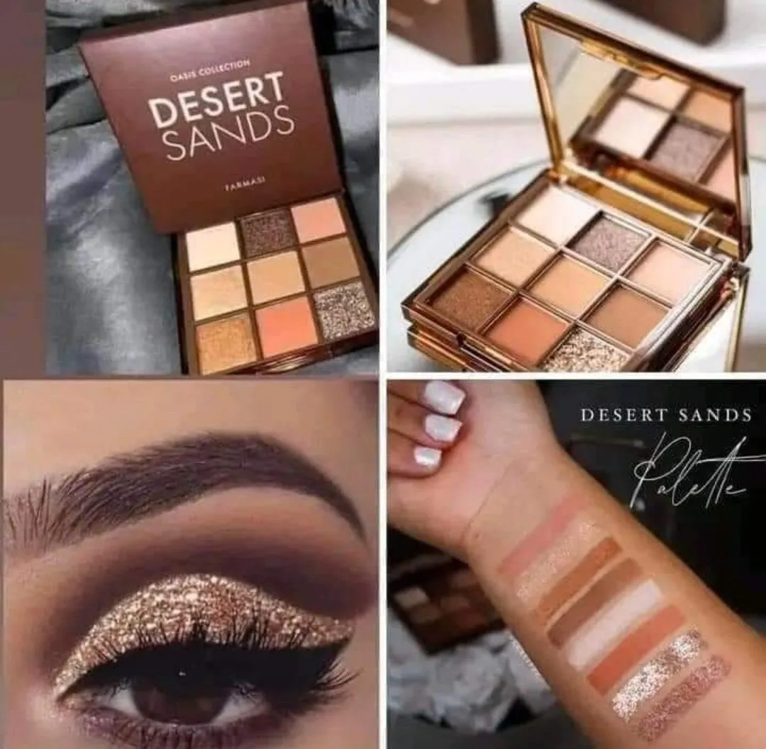 New FARMASI ❤️ DESERT SANDS 9 Color EYESHADOW PALETTE NEW RELEASE! Retails $42 