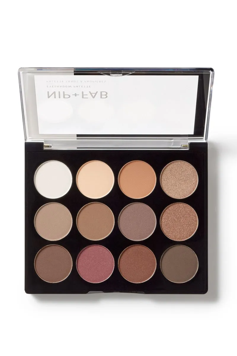 Nip   Fab Eyeshadow Palette Sculpted