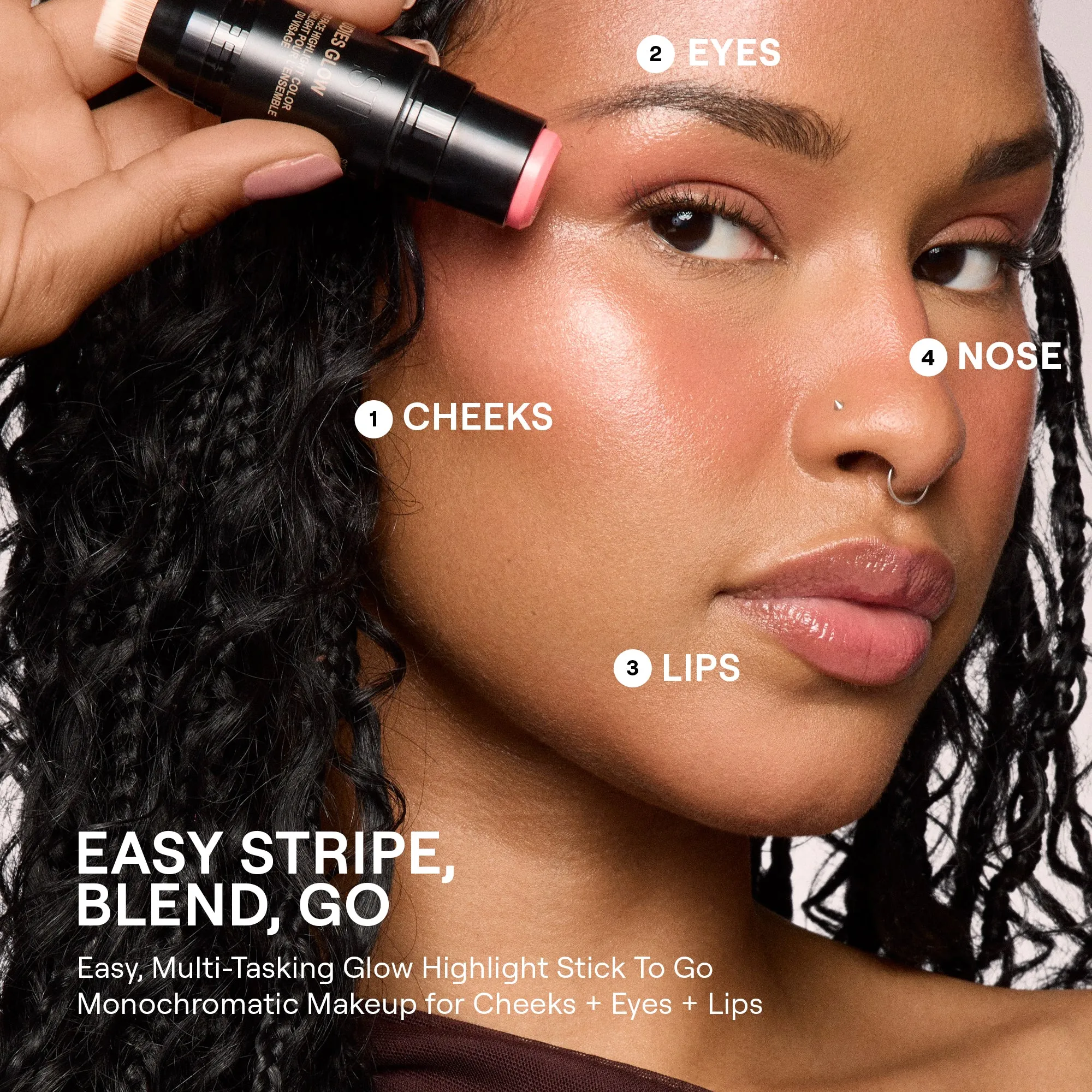 Nudestix Nudies Glow Highlighter Stick