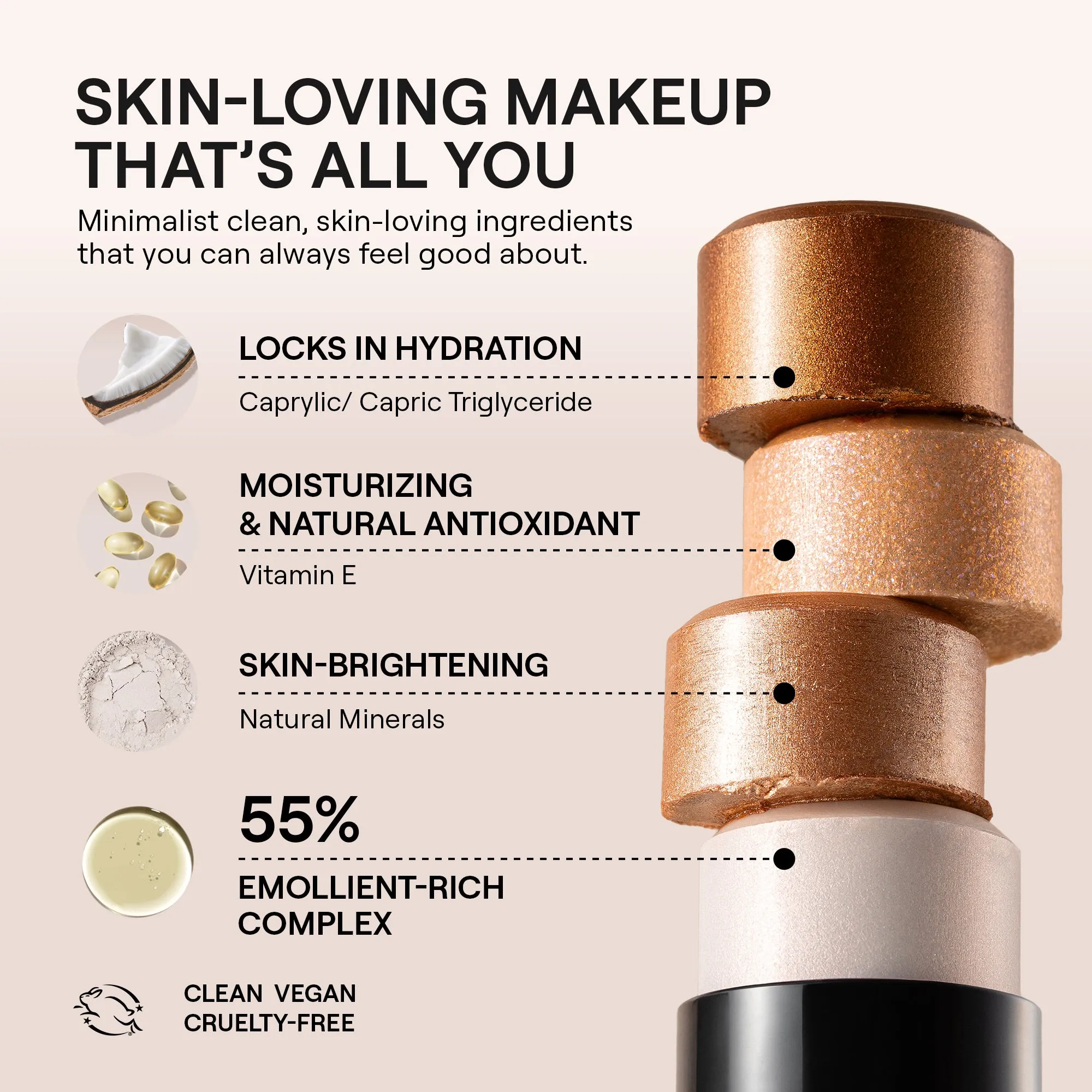 Nudestix Nudies Glow Highlighter Stick
