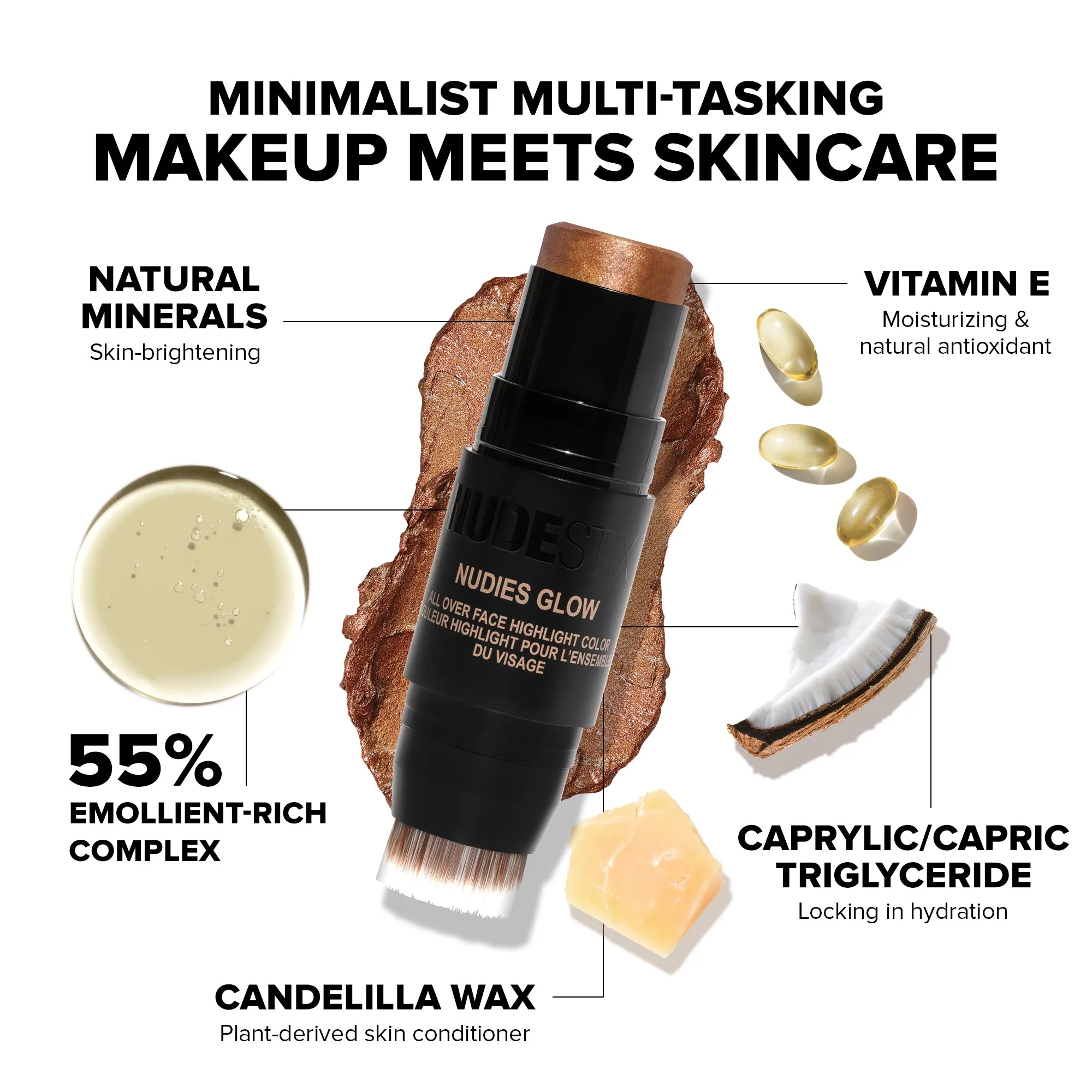 Nudestix Nudies Glow Highlighter Stick