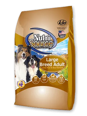 NutriSource Large Breed Adult Lamb Meal & Rice Formula Dry Dog Food