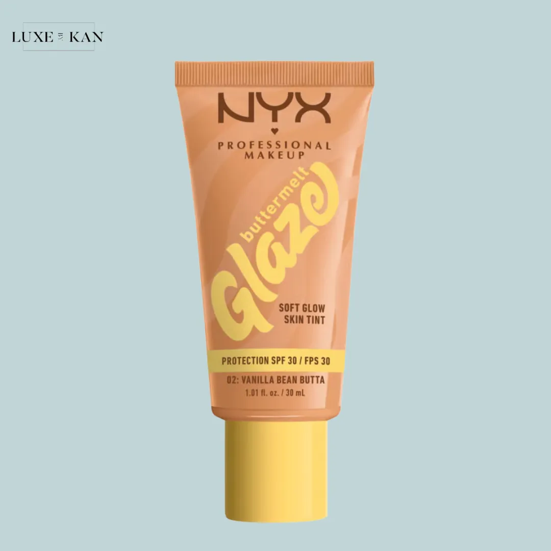NYX Professional Makeup Buttermelt Glaze Soft Glow Skin Tint   SPF/FPS 30 Foundation (Various Shades)
