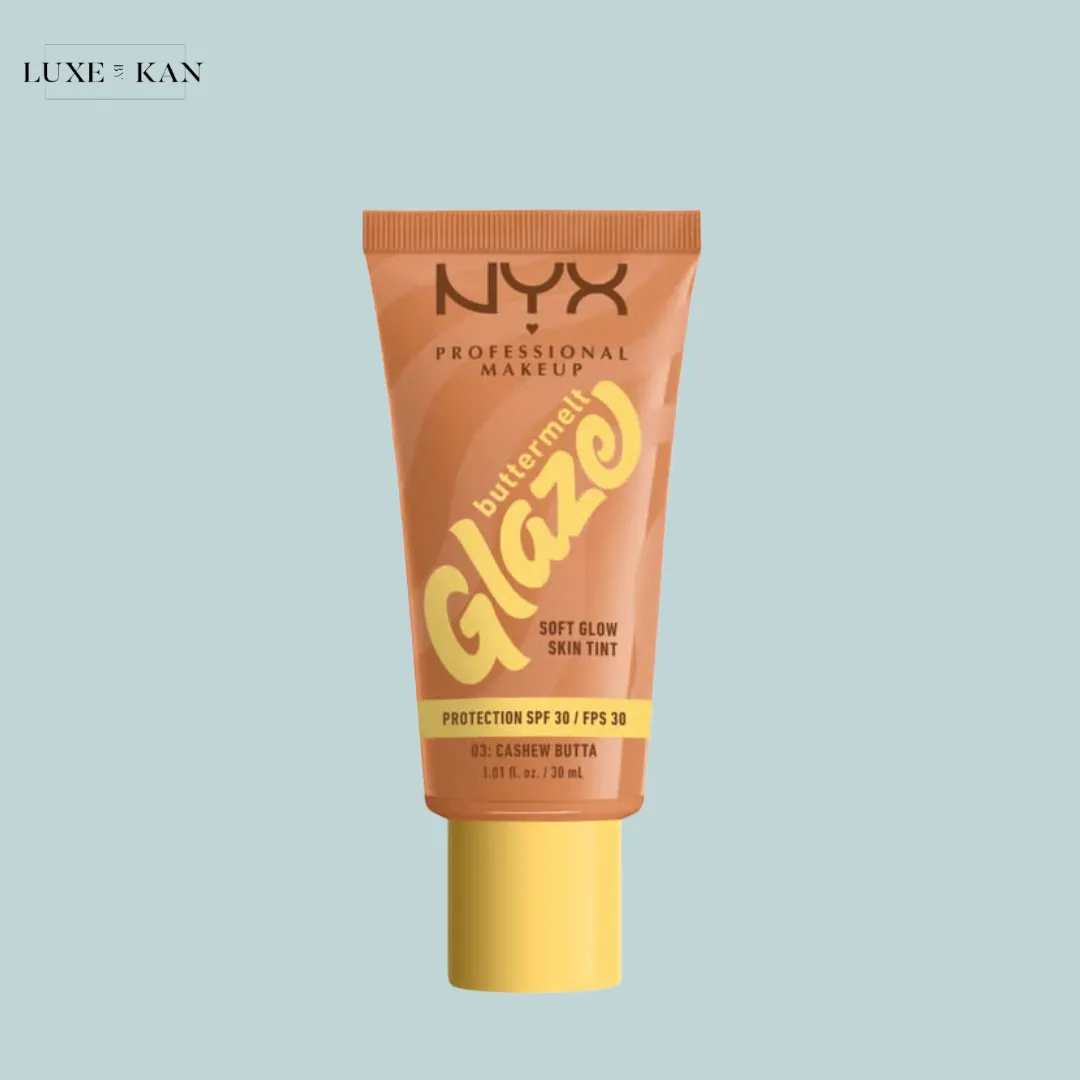 NYX Professional Makeup Buttermelt Glaze Soft Glow Skin Tint   SPF/FPS 30 Foundation (Various Shades)