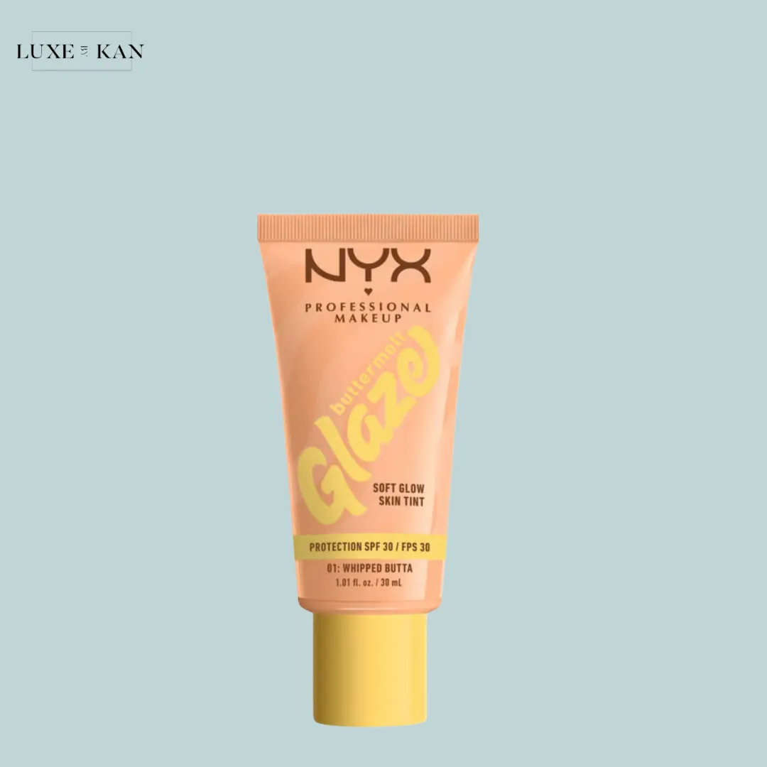 NYX Professional Makeup Buttermelt Glaze Soft Glow Skin Tint   SPF/FPS 30 Foundation (Various Shades)
