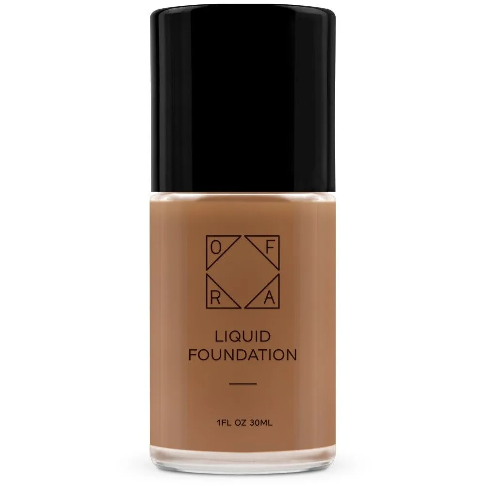 OFRA Liquid Foundation Amber - a Deep Shade with Cool Undertones / 1 oz. - 30 mL. by OFRA Cosmetics