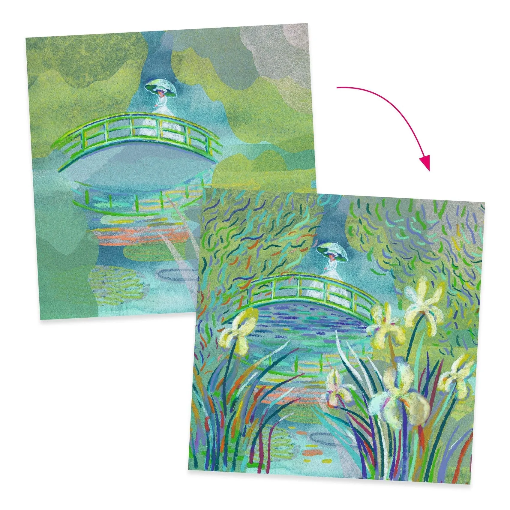 On the Water Inspired by Claude Monet Art Kit