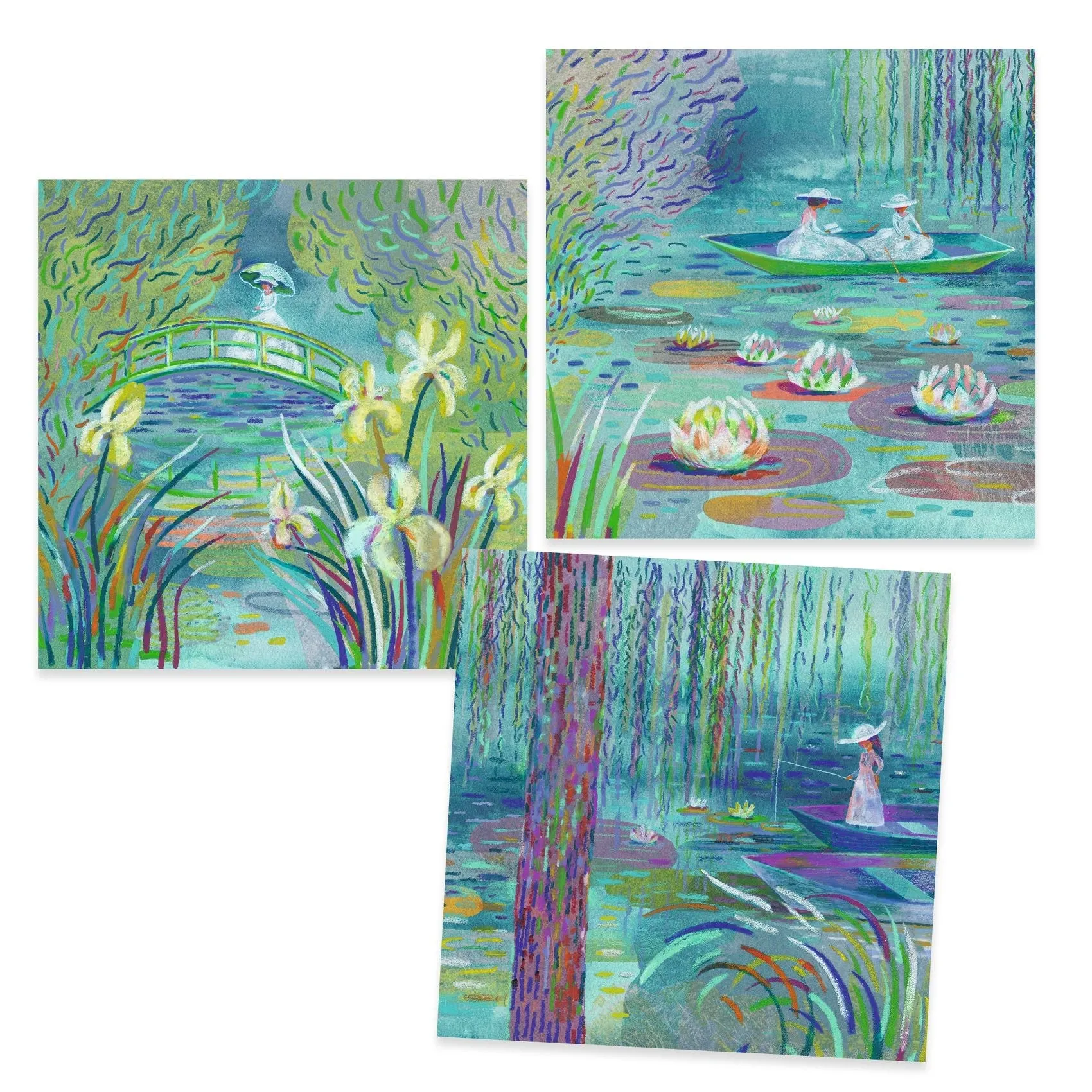 On the Water Inspired by Claude Monet Art Kit