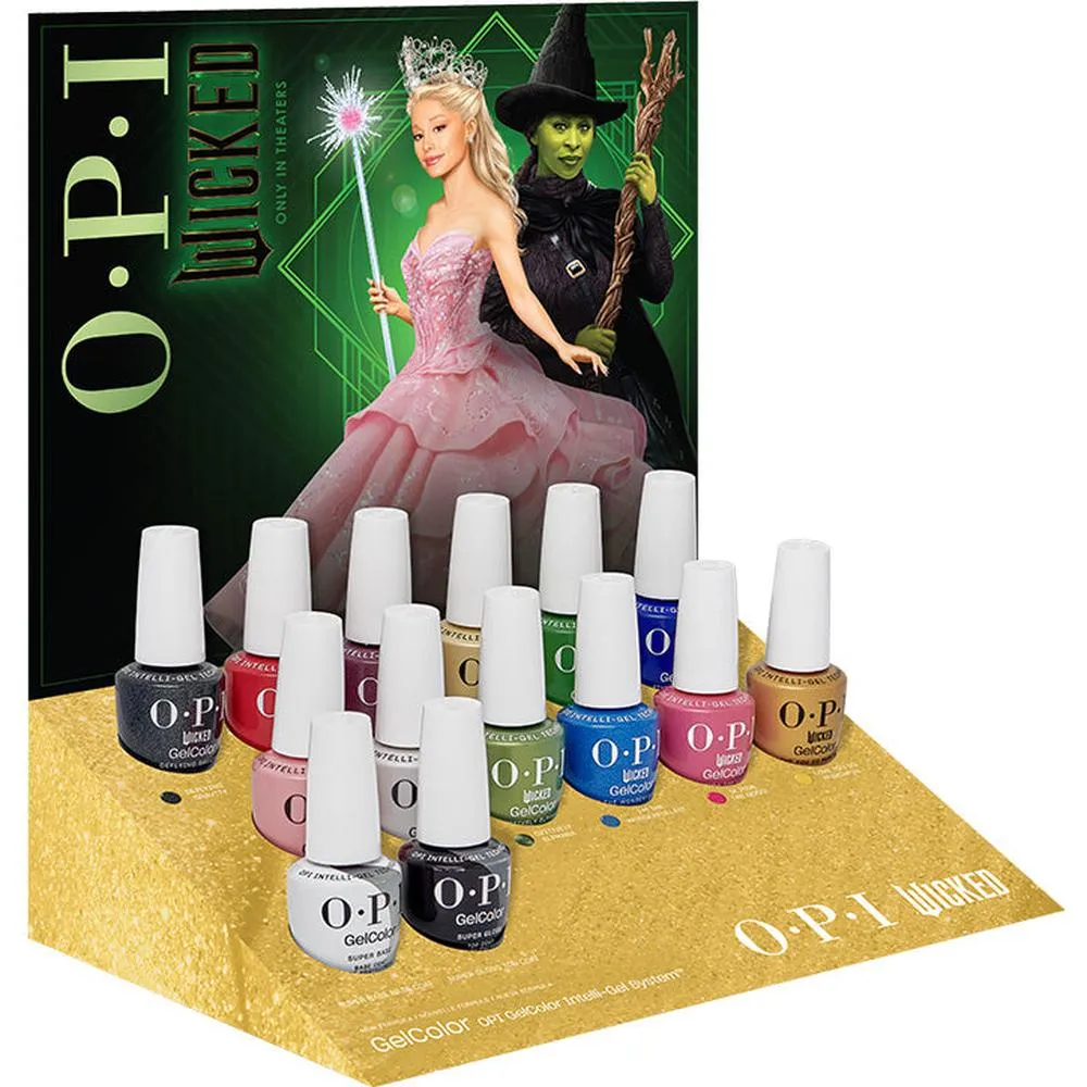 OPI GelColor - Wicked Collection - 14 Piece Display