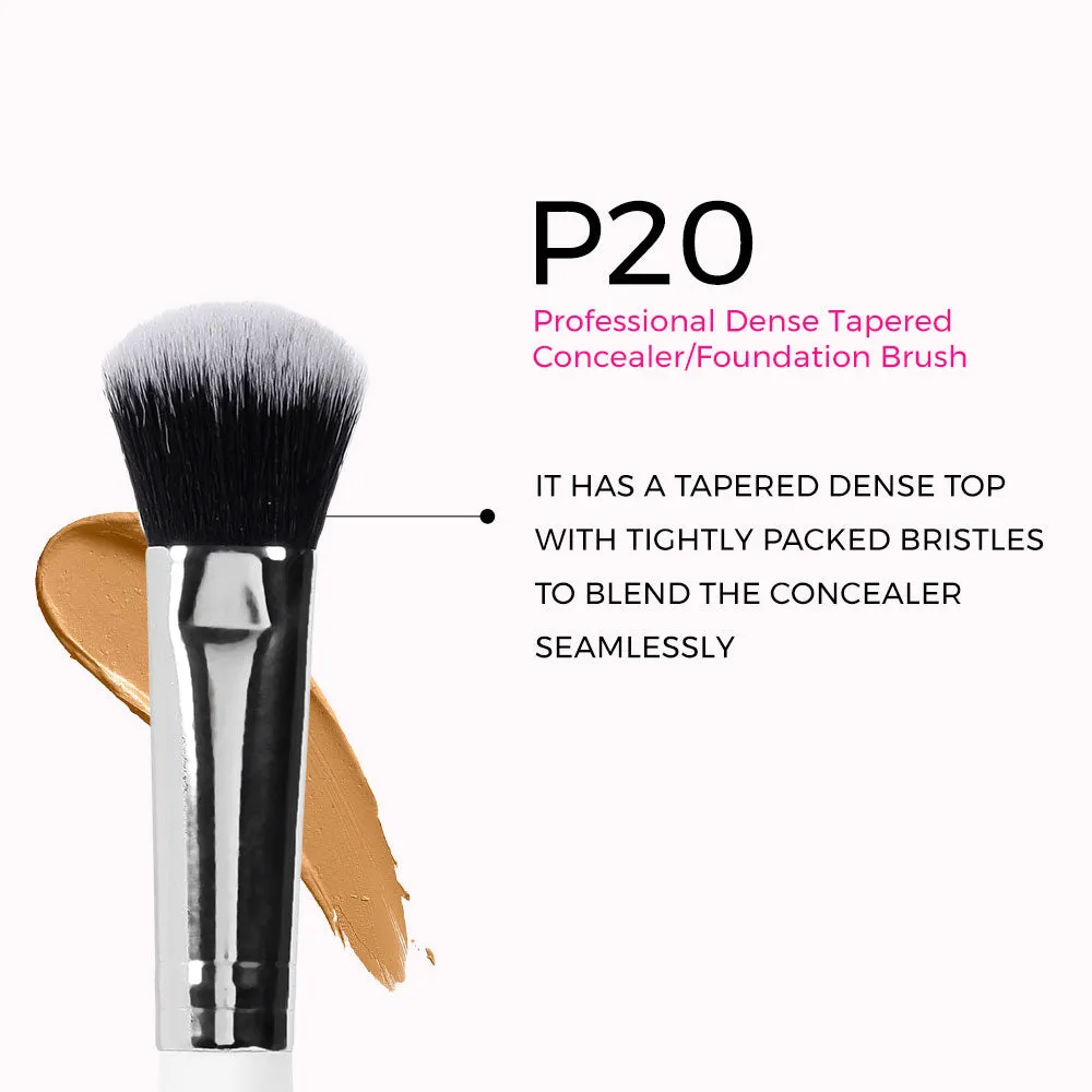 P20 - Professional Dense Tapered Concealer/Foundation Brush