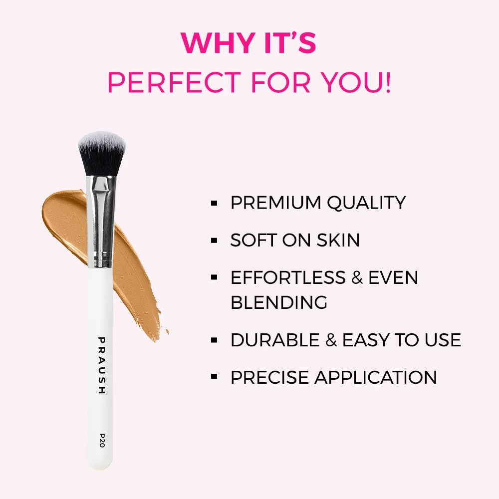 P20 - Professional Dense Tapered Concealer/Foundation Brush