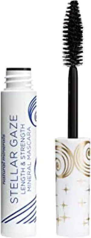 Pacifica Beauty Stellar Gaze Length and Strength Mineral Mascara, Black, Vitamin B   Coconut, Natural Lash Effect, Vegan Brush, Silicone, Sulfate   Paraben Free, Vegan and Cruelty Free