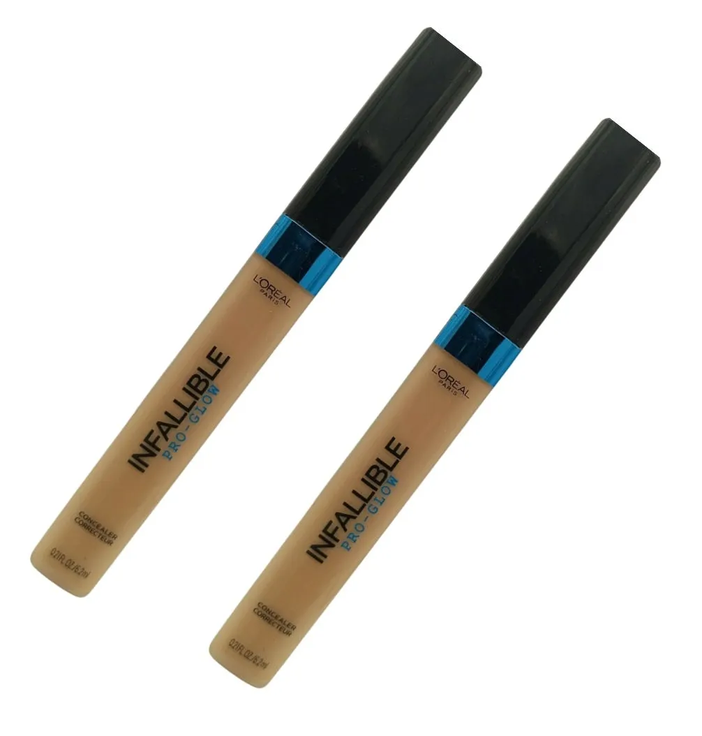 Pack of 2 L'Oreal Paris Infallible Pro-Glow Concealer, Creamy Natural # 02
