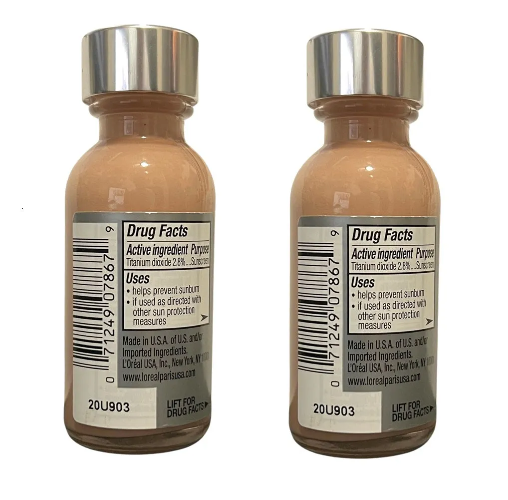 Pack of 2 L'Oreal Paris Makeup True Match Super-Blendable Liquid Foundation, Classic Beige C5