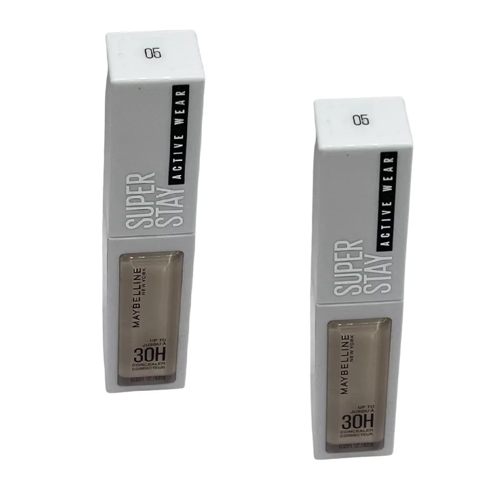 Pack of 2 Maybelline New York Up to 30H Concealer, 05