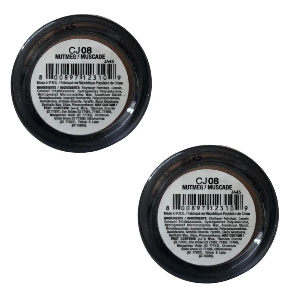 Pack of 2 NYX  Full Coverage Concealer, Nutmeg CJ08