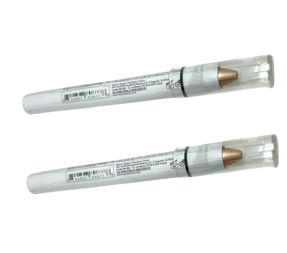 Pack of 2 NYX Jumbo Eye Pencil Cream Eye Crayon, Cashmere 630
