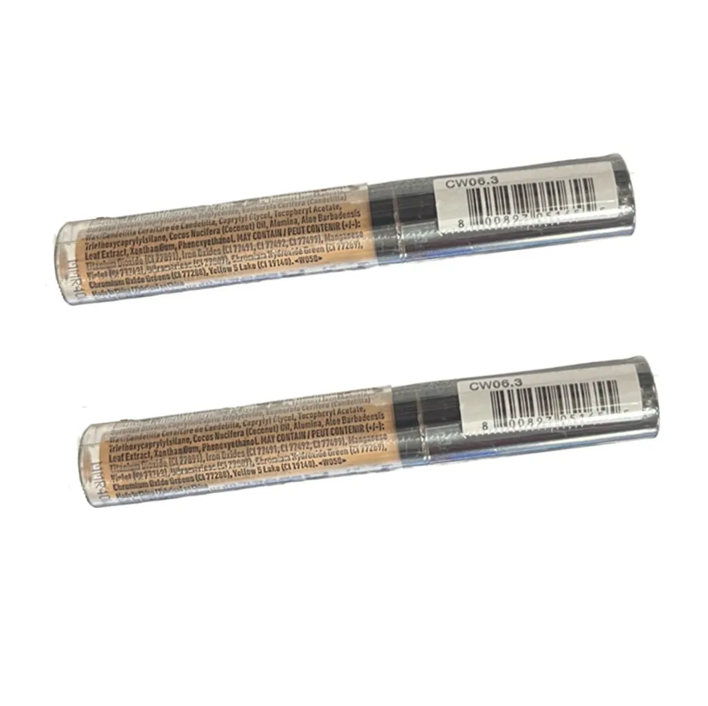 Pack of 2 NYX Professional Makeup HD Studio Photogenic Liquid Concealer, Fresh Beige CW06.3