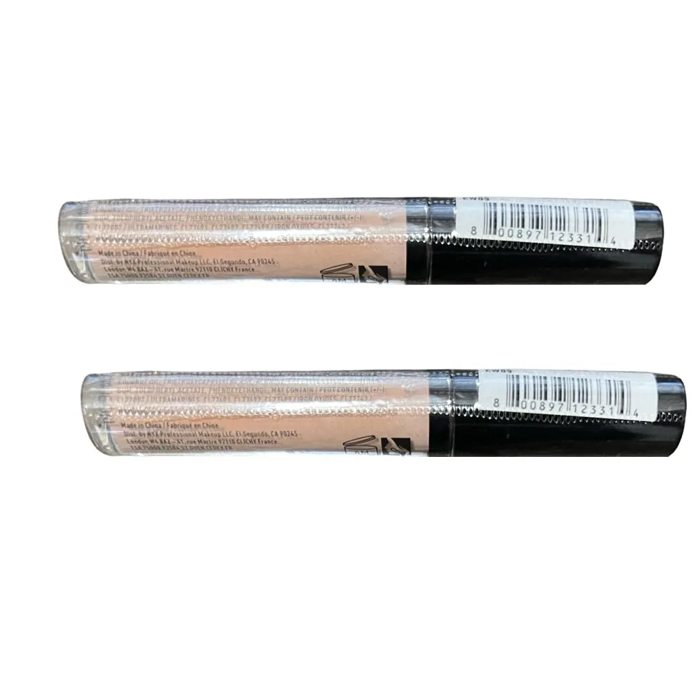 Pack of 2 NYX Professional Makeup HD Studio Photogenic Liquid Concealer, Medium CW05