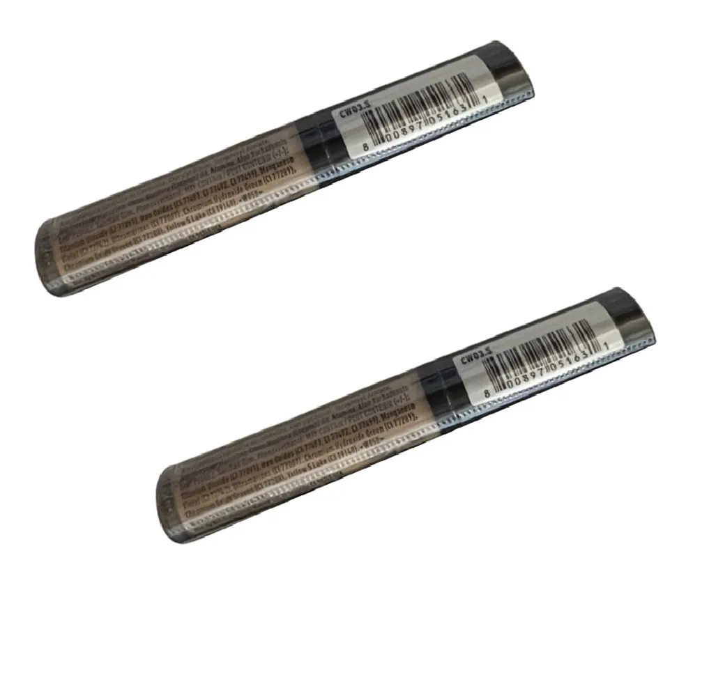 Pack of 2 NYX Professional Makeup HD Studio Photogenic Liquid Concealer, Nude Beige CW03.5