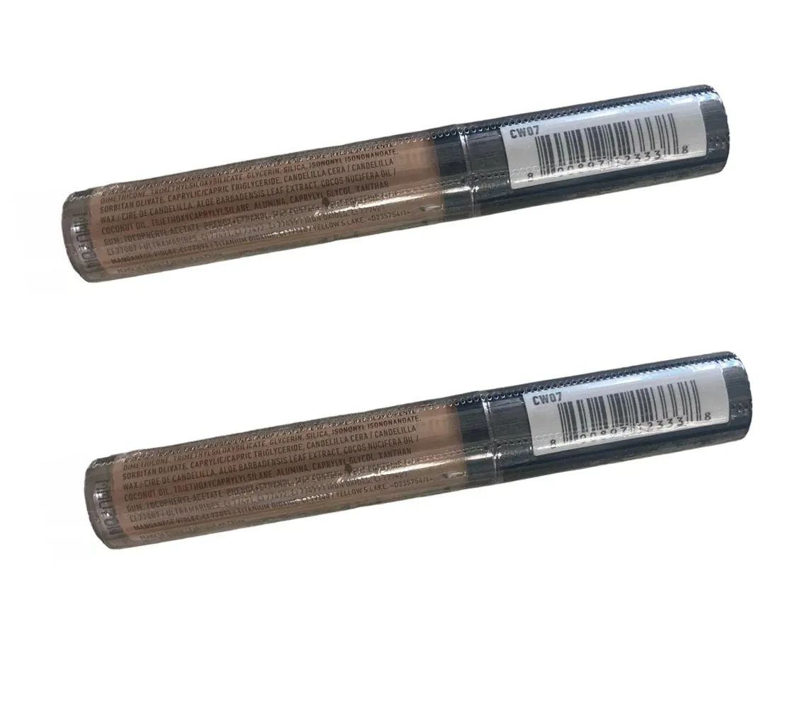 Pack of 2 NYX Professional Makeup HD Studio Photogenic Liquid Concealer, Tan CW07