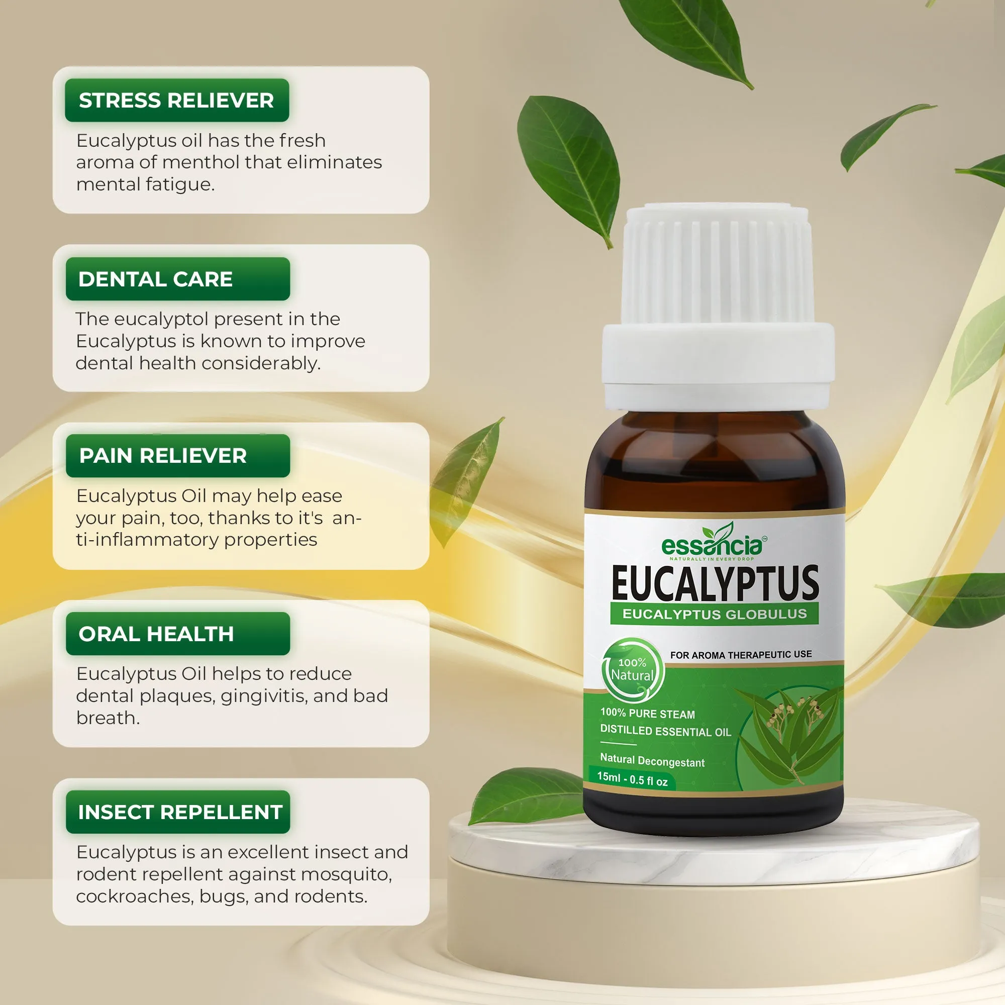 Pack Of 9 Essential & Carrier Oils (Tea Tree, Lavender, Peppermint, Eucalyptus, Rosemary & Jojoba, Argan, Avocado, Rosehip)