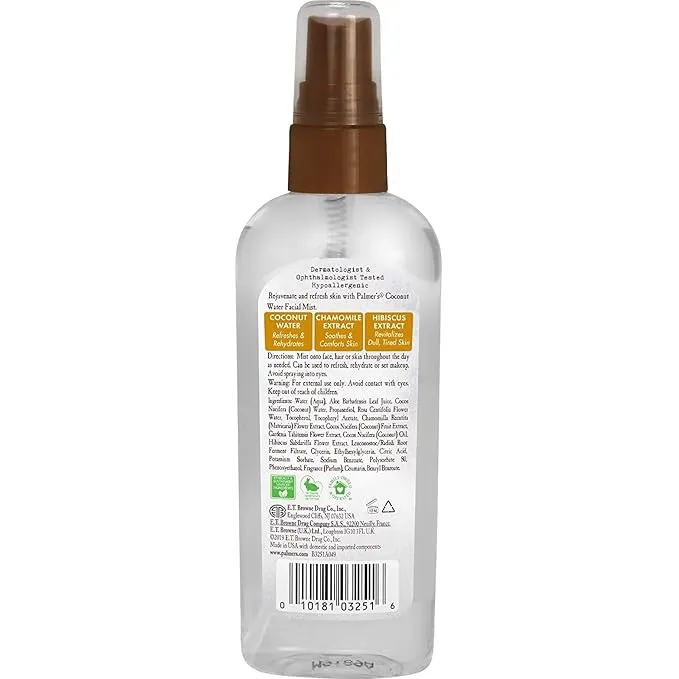 Palmer's Coconut Oil Formula Coconut Water Facial Mist