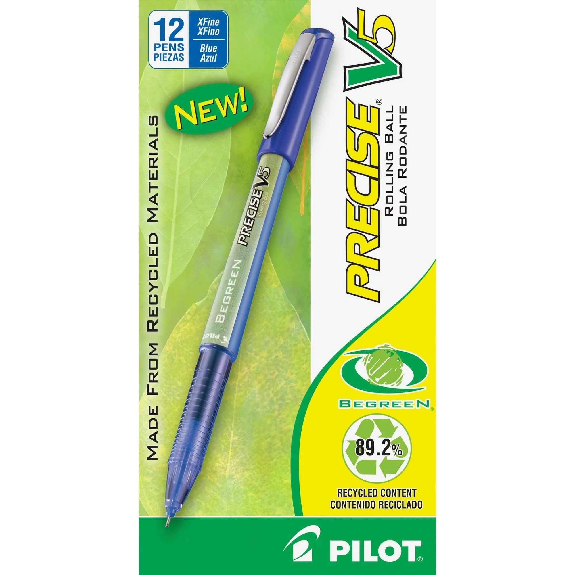 Pilot Precise BeGreen V5 Extra-Fine Rolling Ball Pens
