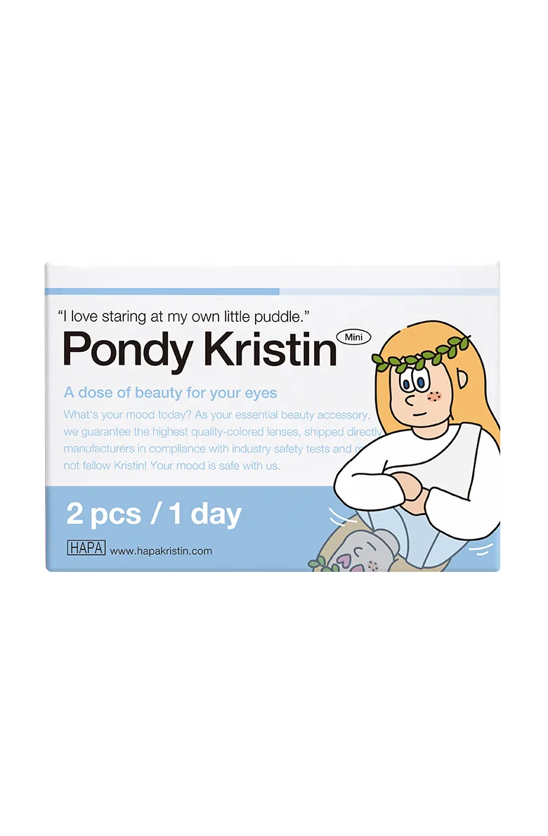 Pondy Kristin 1Day - Gray (2pcs)