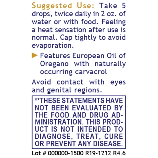 Premier Oregano Oil 0.5 floz