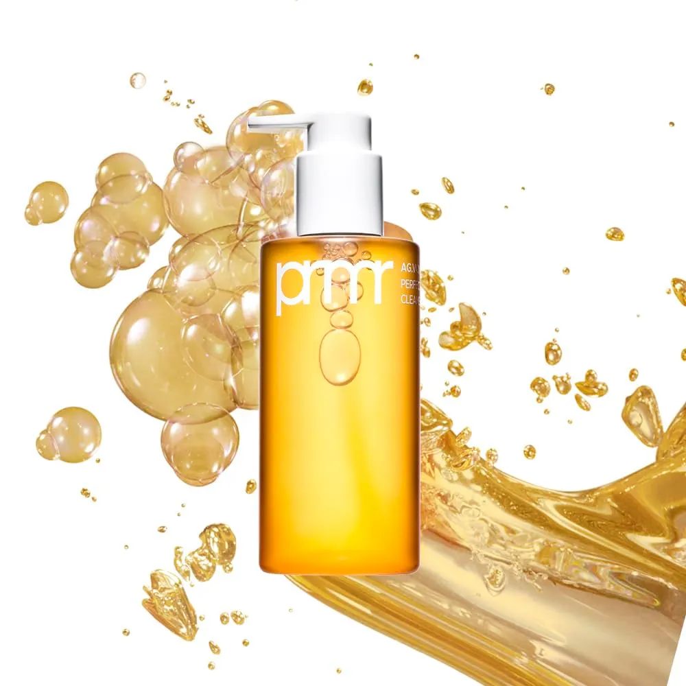 (PRMR Oiltofoam Cleanser Korean Deep Cleansing Oil, Daily Makeup Remover, Blackheads, Dust and Dirt Removal, Pore Cleaning, Hyaluronic Acid, Valentines Day Gifts for Her (200Ml, 6.76 Fl. Oz)