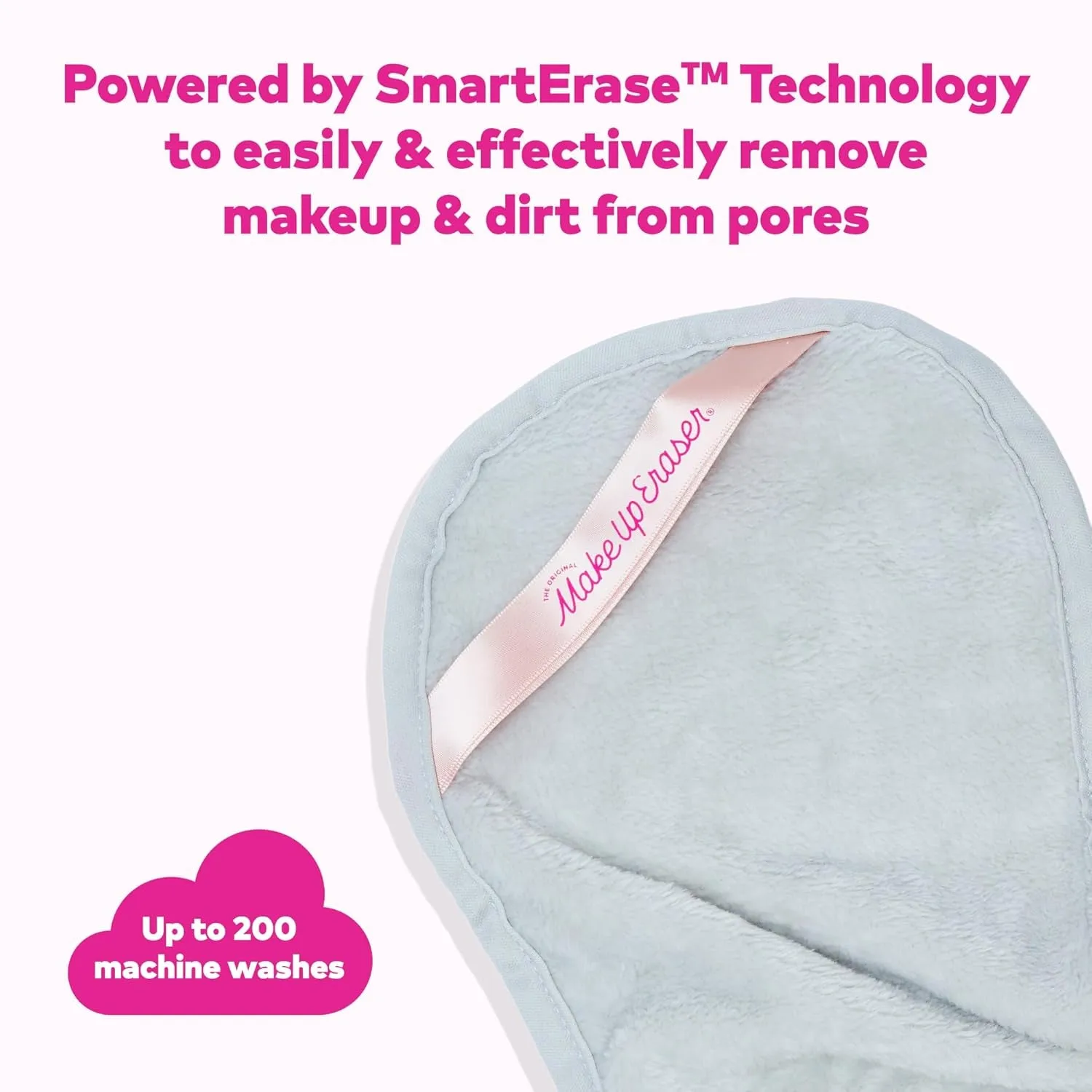 PRO, Effortlessly Remove All Makeup Using Only Water, Including Waterproof Mascara, Eyeliner, Foundation, Lipstick, Sunscreen