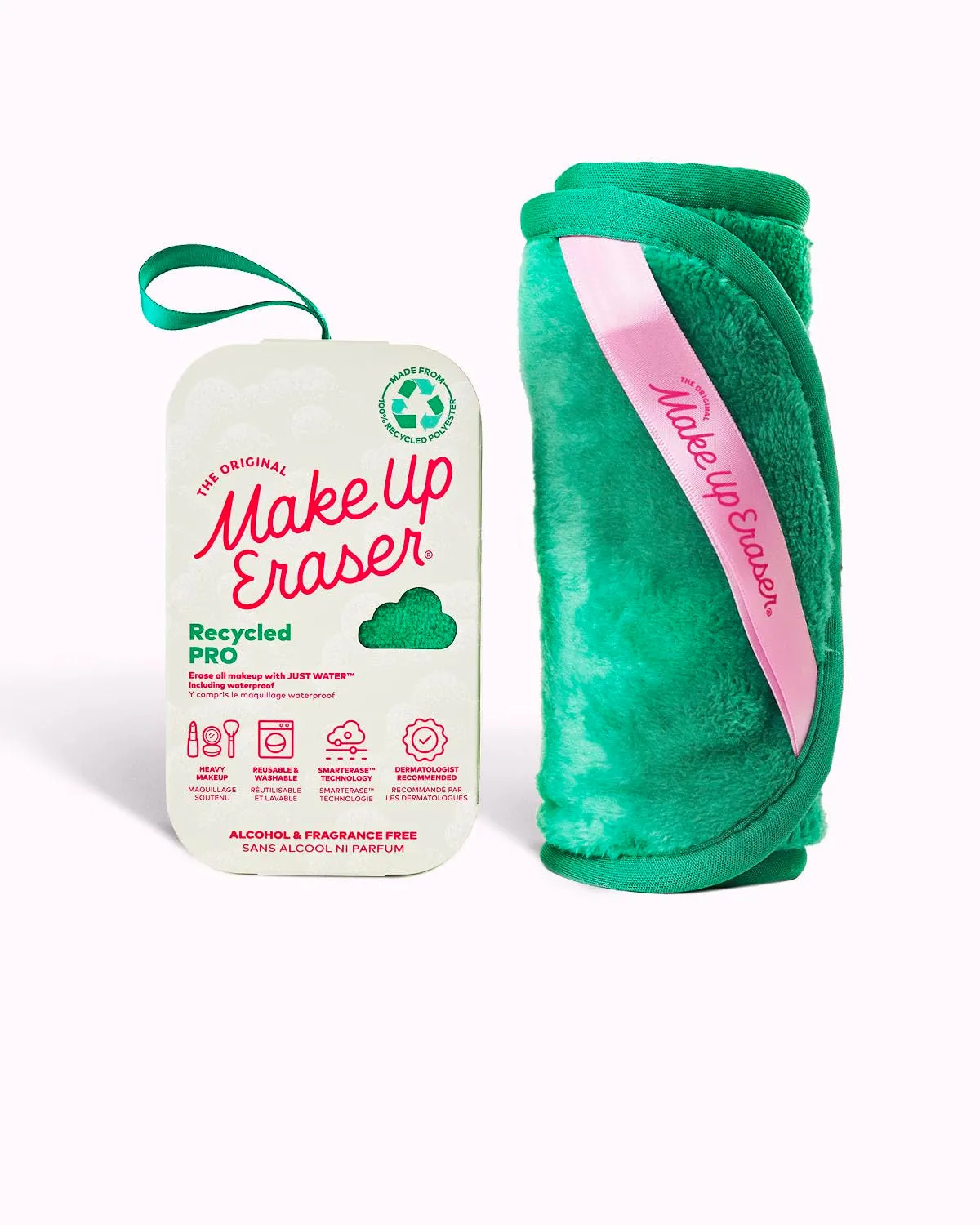 PRO, Effortlessly Remove All Makeup Using Only Water, Including Waterproof Mascara, Eyeliner, Foundation, Lipstick, Sunscreen