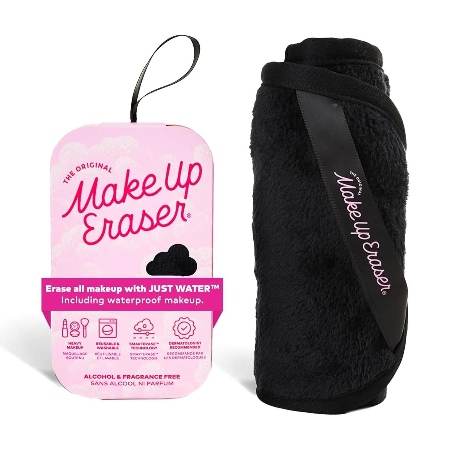 PRO, Effortlessly Remove All Makeup Using Only Water, Including Waterproof Mascara, Eyeliner, Foundation, Lipstick, Sunscreen
