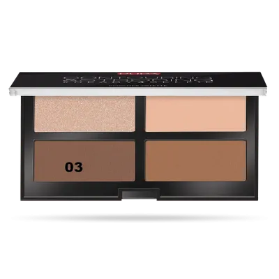 Pupa #ready4selfie contouring & strobing powder palette