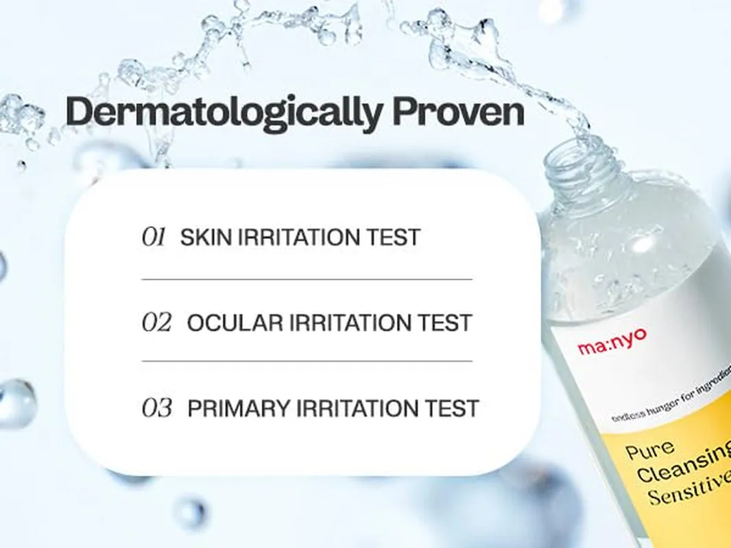Pure Cleansing Water | Triple Micellar Technology for Sensitive Skin, Makeup Remover & Hydrating Cleanser, Korean Skincare 16.9 Fl Oz (500Ml)