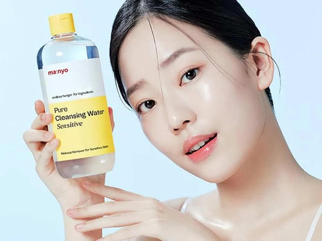Pure Cleansing Water | Triple Micellar Technology for Sensitive Skin, Makeup Remover & Hydrating Cleanser, Korean Skincare 16.9 Fl Oz (500Ml)
