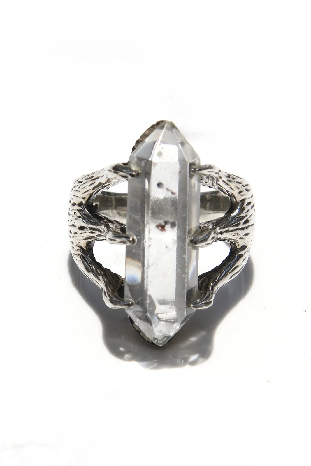 Quartz Crystal Power Ring (Size 9)